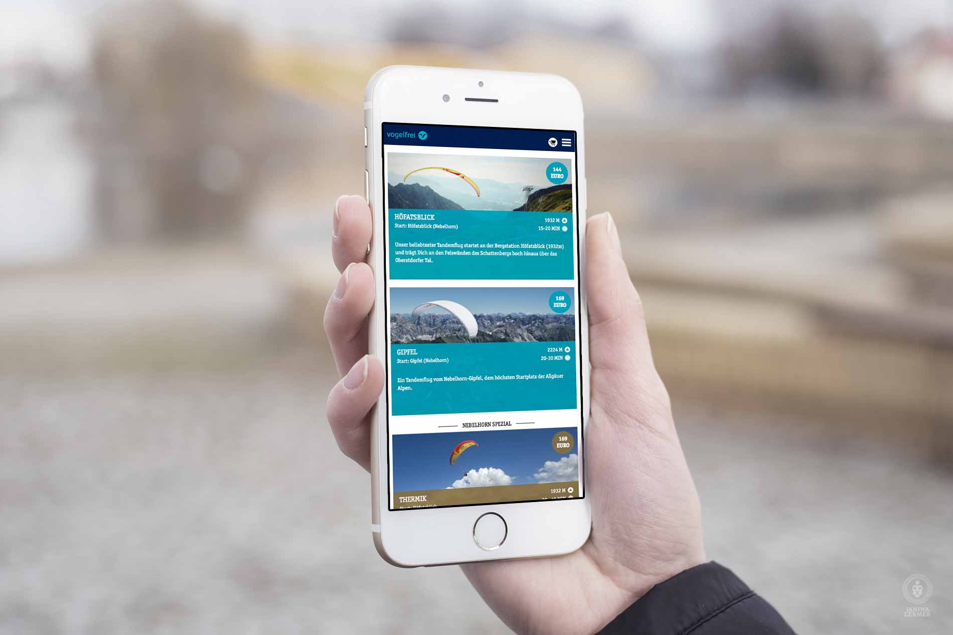 Janina-Lermer-Webseitenkonzept-Webseitengestaltung-Webdesign-Vogelfrei-Iphon-Fluege-Flights